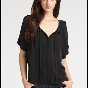 Joie 100% Berkeley Silk Short Sleeve top